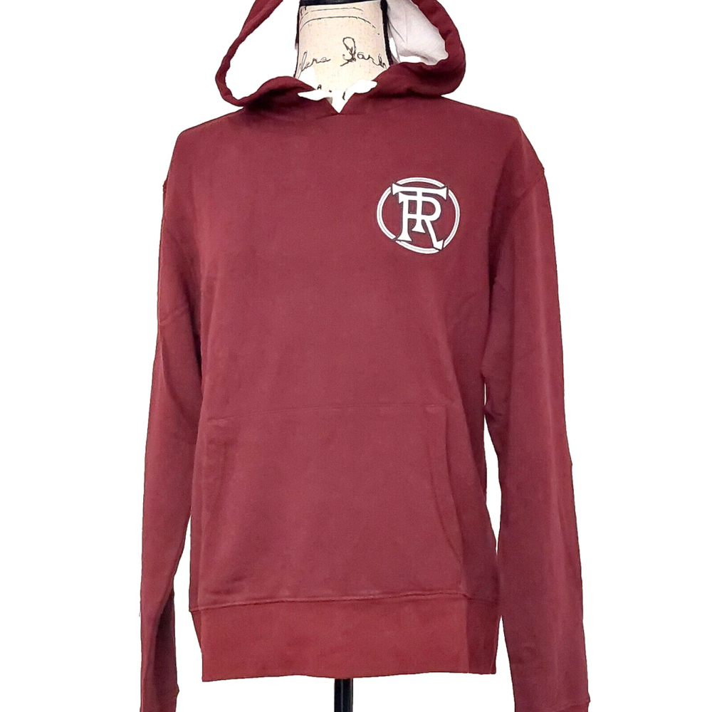 True Religion Brand Jeans Playoff Champs Raglan Hoodie Sweatshirt Size Large NWT - Picture 6 of 16